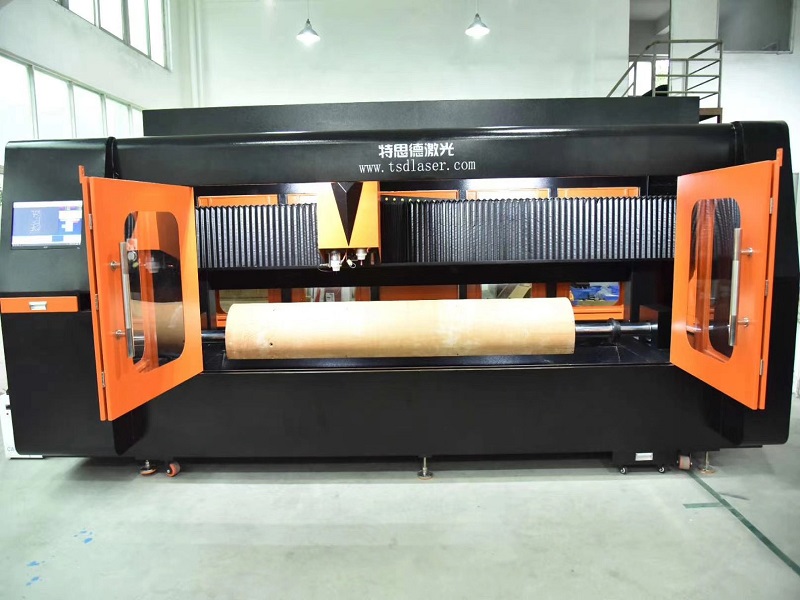 Περιστροφική μηχανή κοπής CNC μονής κεφαλής TSD-RC300